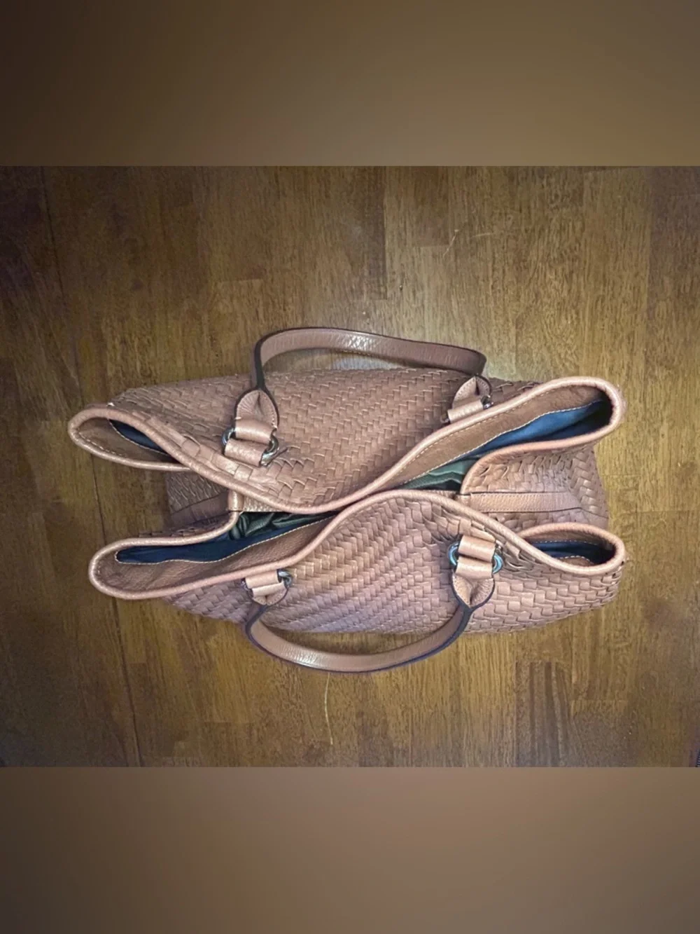 Cole Haan Woven Leather Bag - Picture 5 of 8